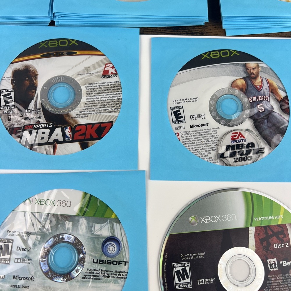 Multi Platform Loose Discs Video Game - Lot Of 50 - AS IS Untested Scratches #3 - Picture 5 of 16